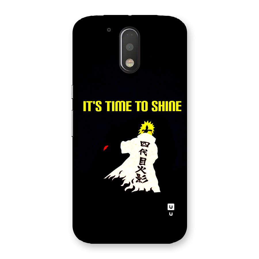 Time To Shine Back Case for Moto G4