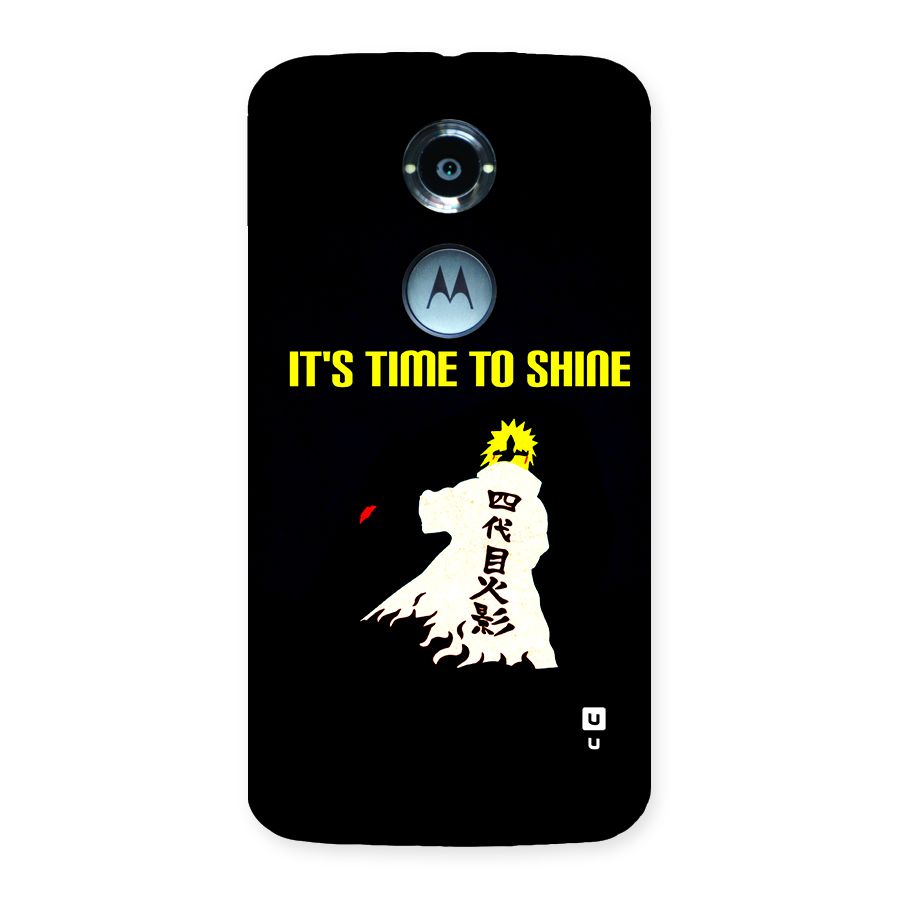 Time To Shine Back Case for Moto X2