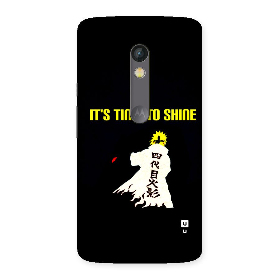 Time To Shine Back Case for Moto X Play