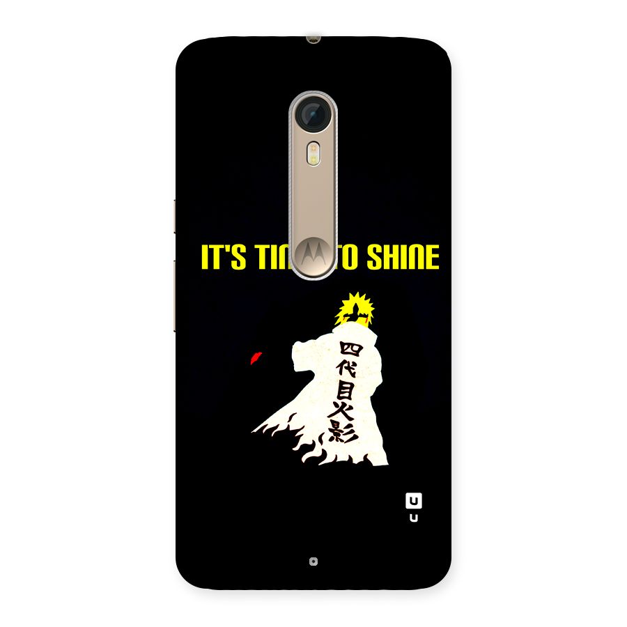 Time To Shine Back Case for Moto X Style