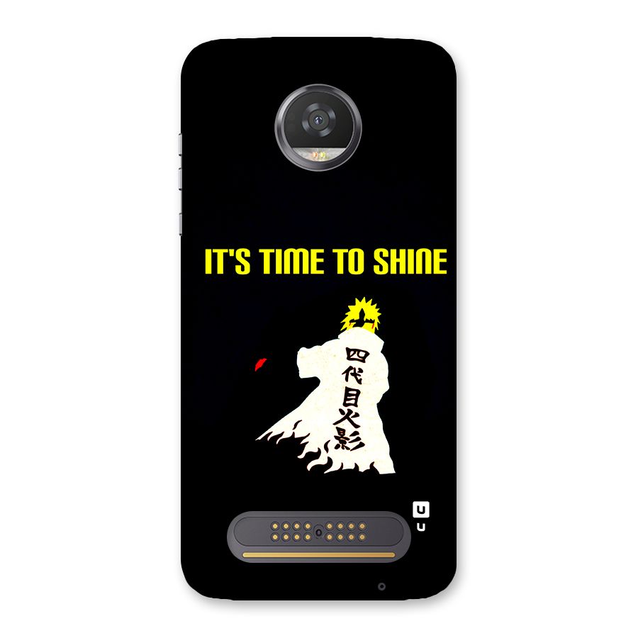 Time To Shine Back Case for Moto Z2 Play