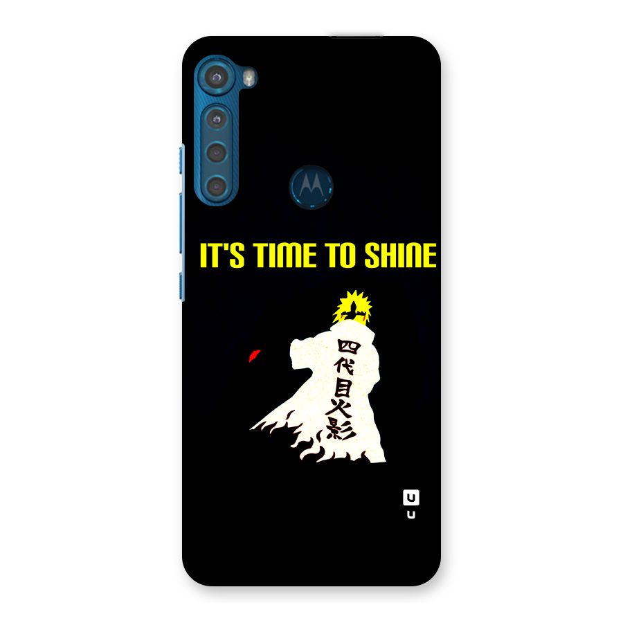 Time To Shine Back Case for Motorola One Fusion Plus