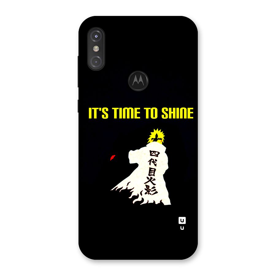 Time To Shine Back Case for Motorola One Power