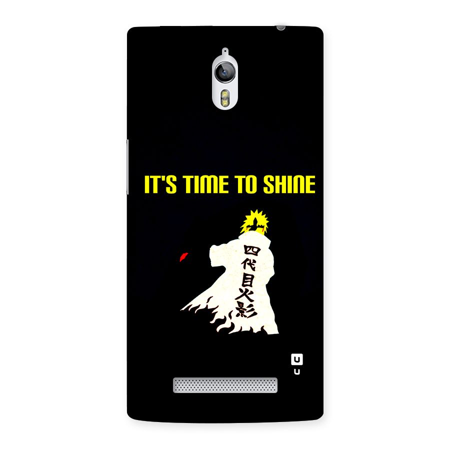 Time To Shine Back Case for Oppo Find 7