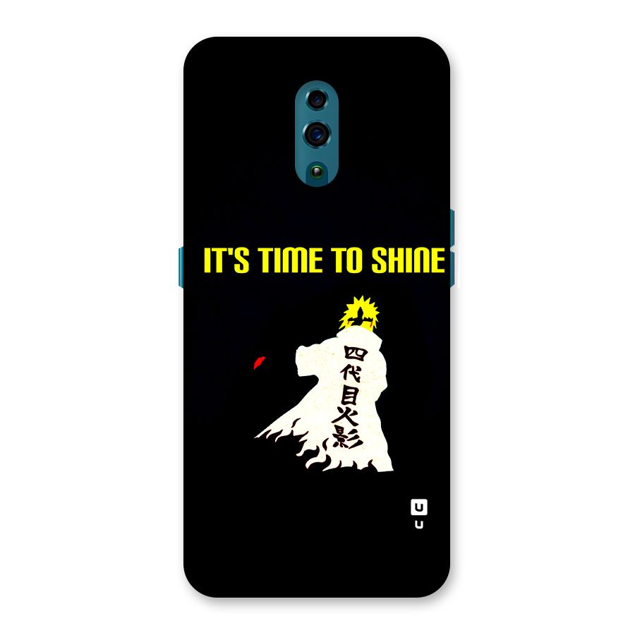 Time To Shine Back Case for Oppo Reno