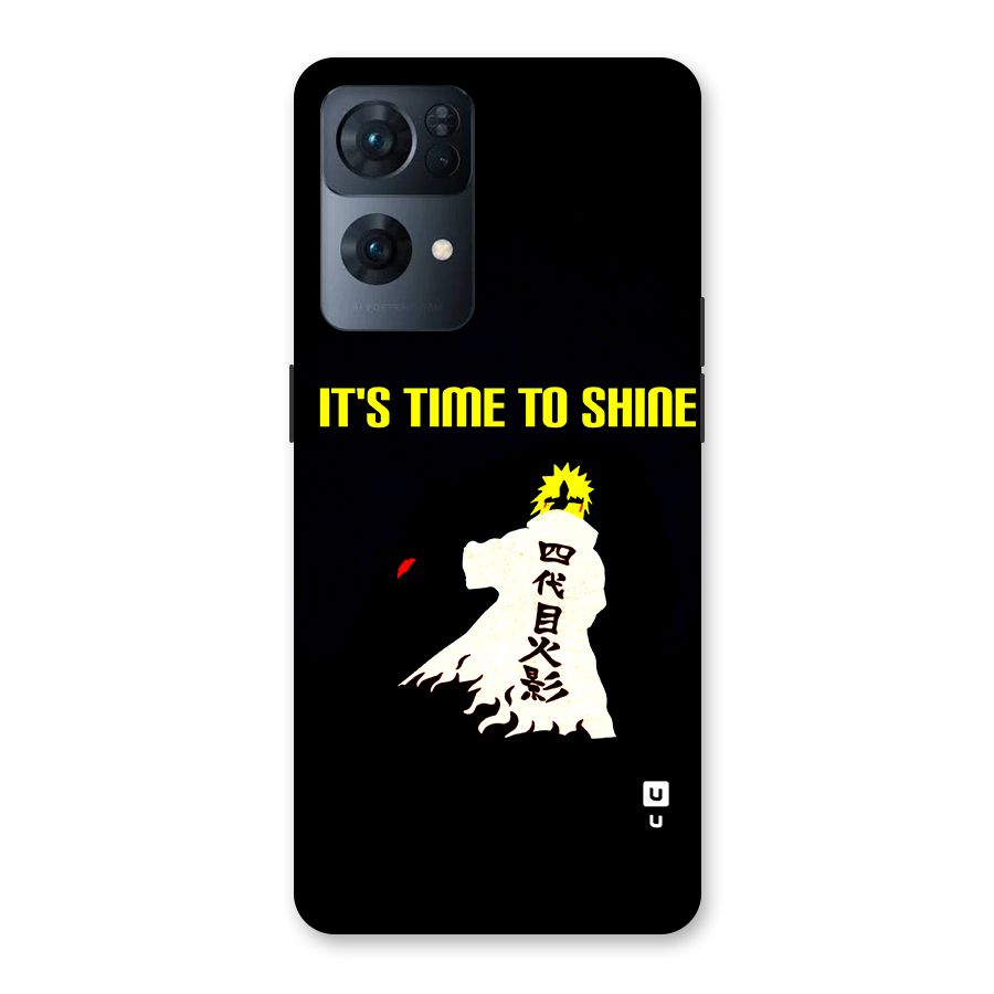 Time To Shine Back Case for Oppo Reno7 Pro 5G