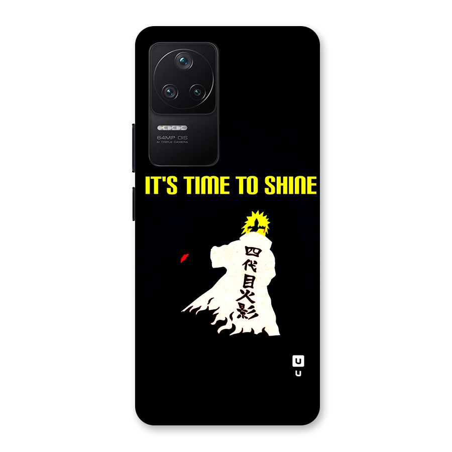 Time To Shine Back Case for Poco F4 5G