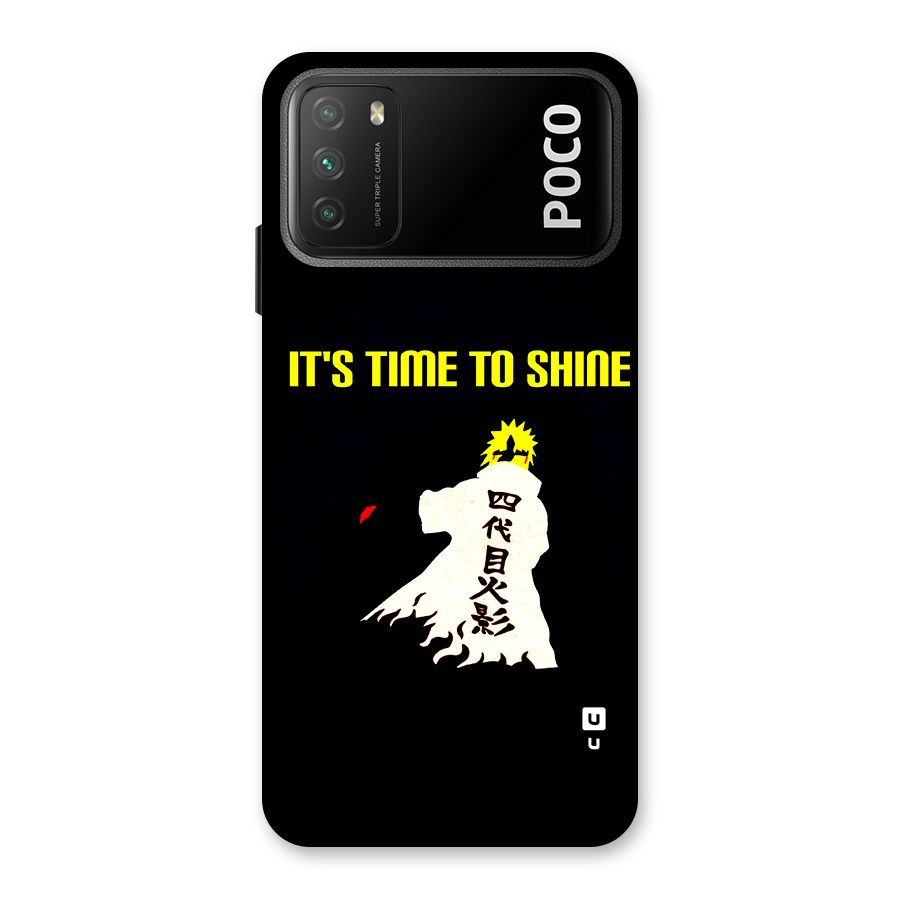 Time To Shine Back Case for Poco M3