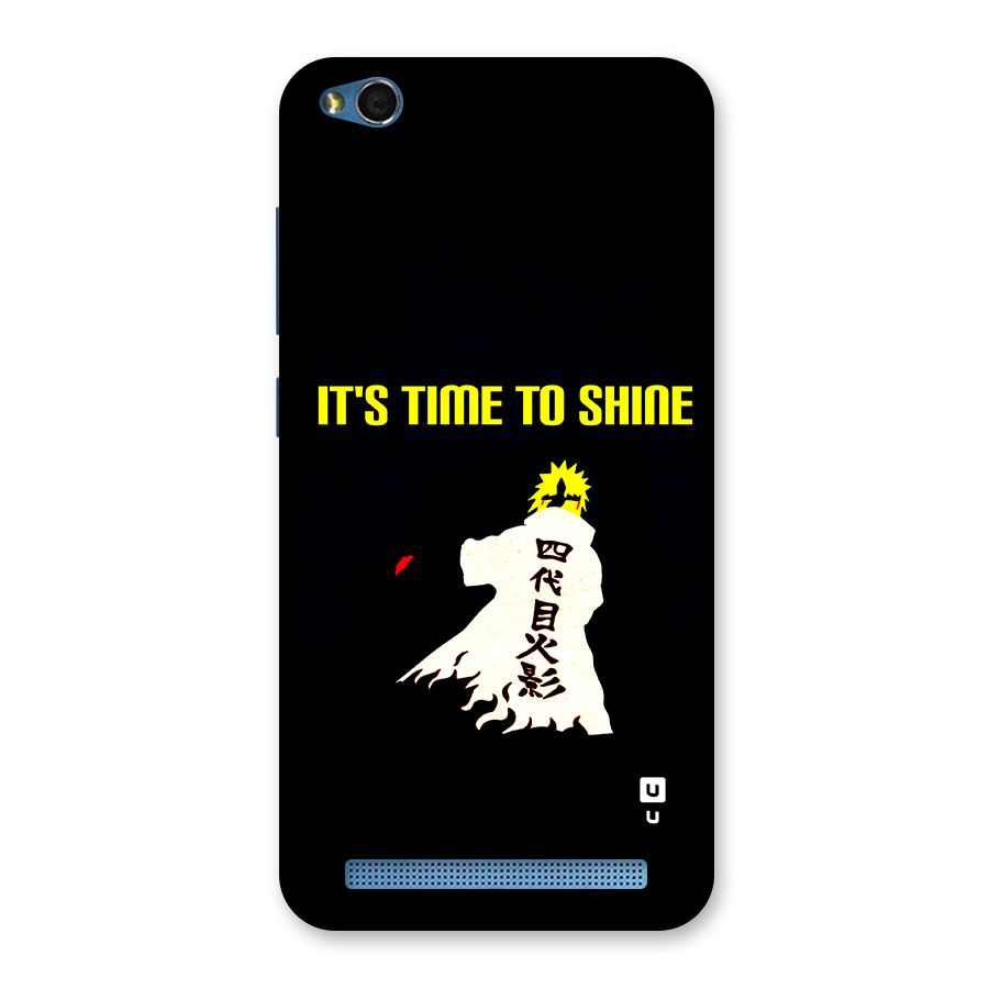 Time To Shine Back Case for Redmi 5A