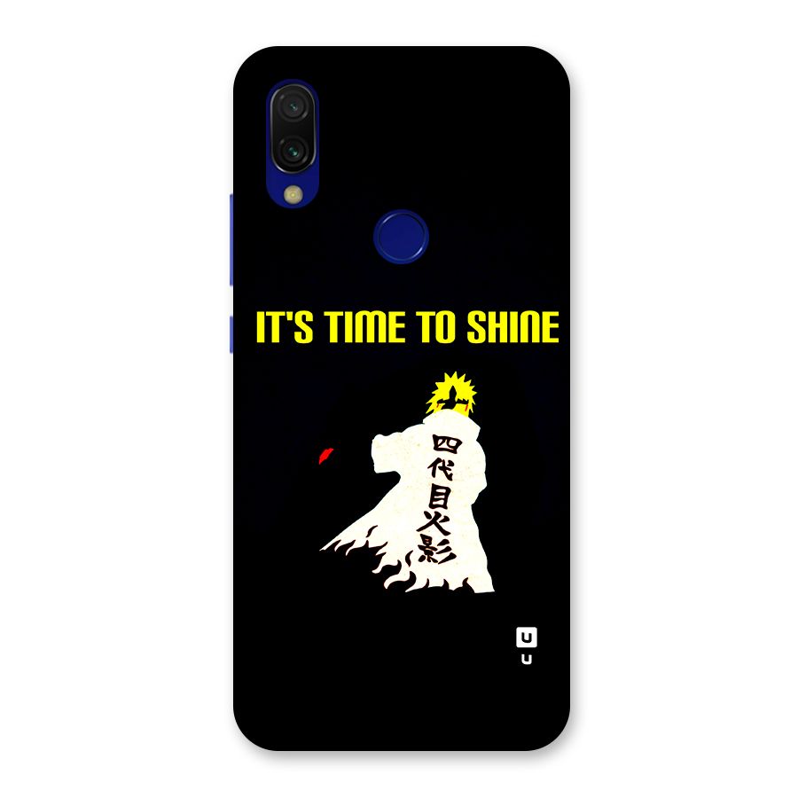 Time To Shine Back Case for Redmi 7