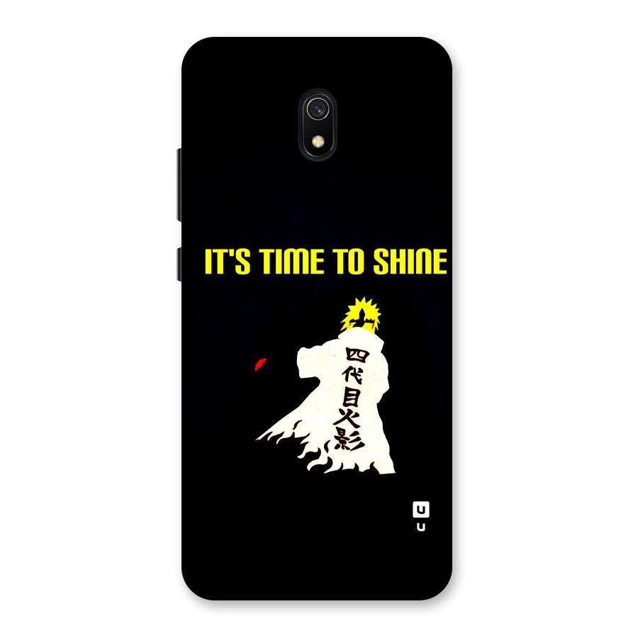 Time To Shine Back Case for Redmi 8A