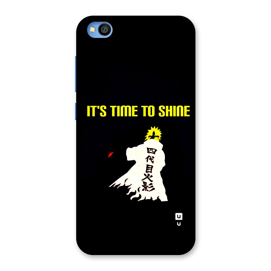 Time To Shine Back Case for Redmi Go