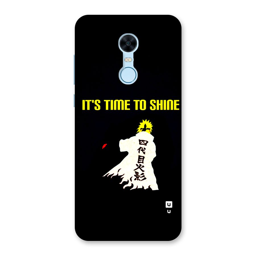 Time To Shine Back Case for Redmi Note 5