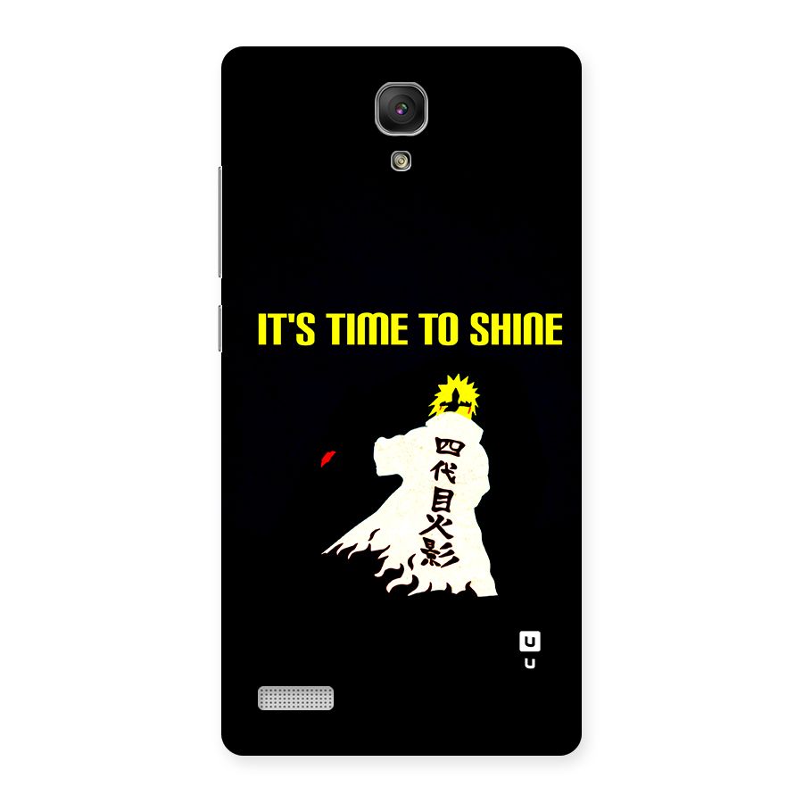 Time To Shine Back Case for Redmi Note Prime