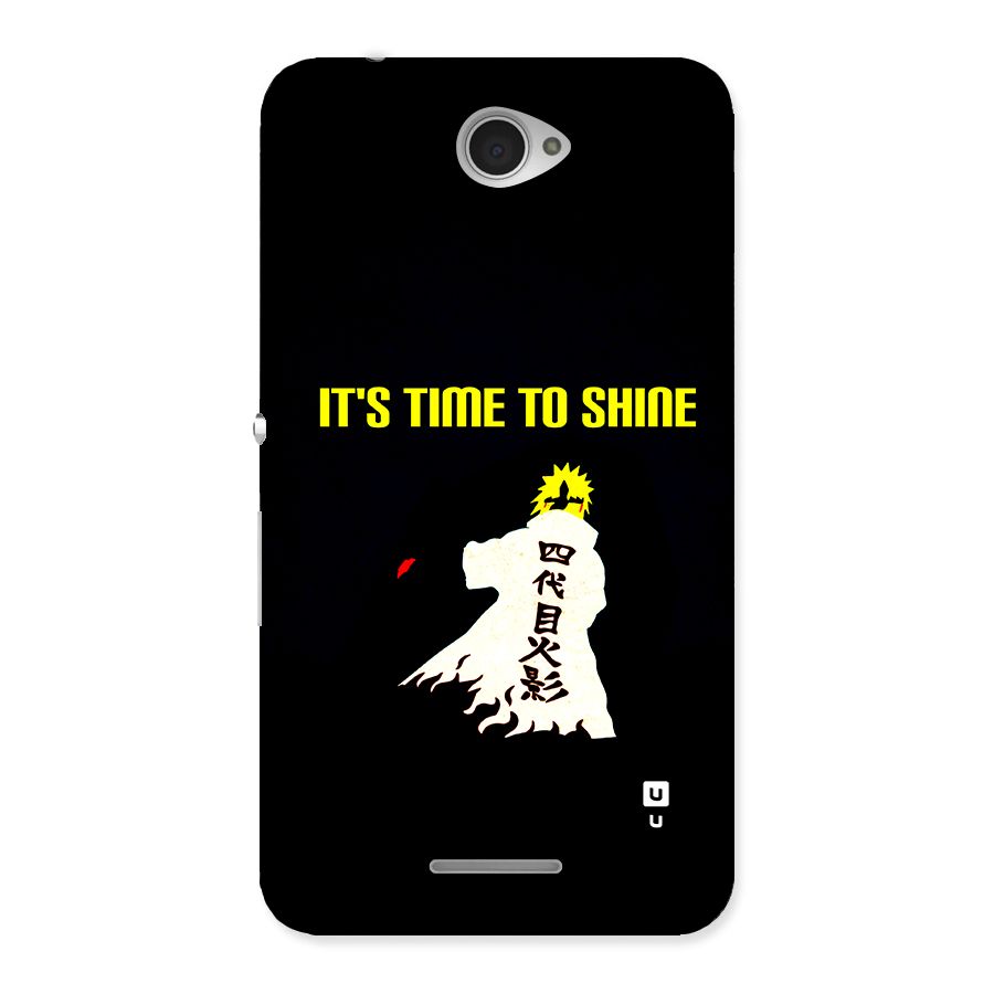 Time To Shine Back Case for Xperia E4