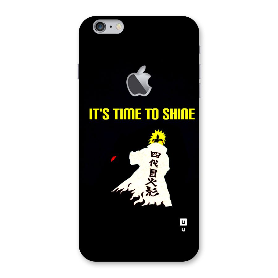 Time To Shine Back Case for iPhone 6 Plus 6S Plus Logo Cut