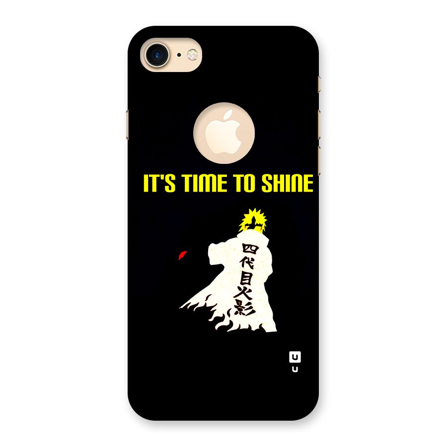 Time To Shine Back Case for iPhone 7 Logo Cut