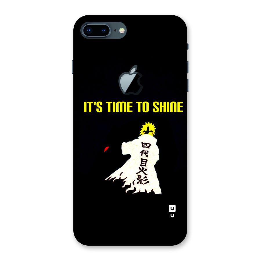 Time To Shine Back Case for iPhone 7 Plus Apple Cut