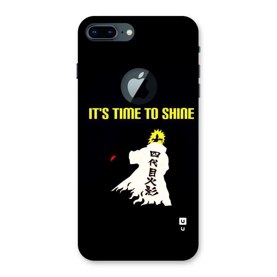 Time To Shine Back Case for iPhone 7 Plus Logo Cut