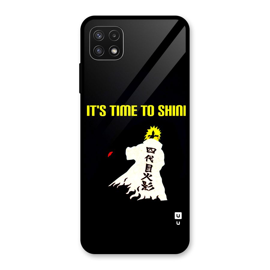 Time To Shine Glass Back Case for Galaxy A22 5G