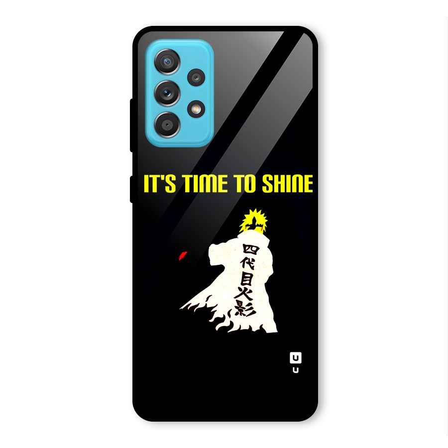 Time To Shine Glass Back Case for Galaxy A52