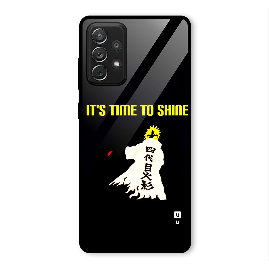 Time To Shine Glass Back Case for Galaxy A72