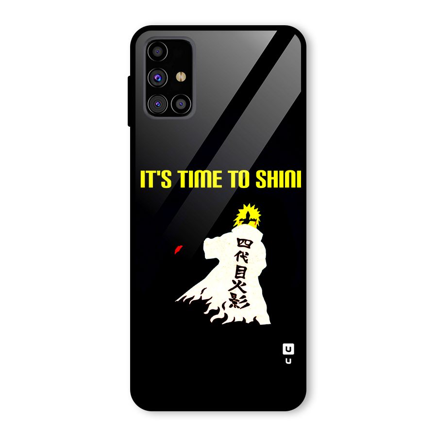 Time To Shine Glass Back Case for Galaxy M31s