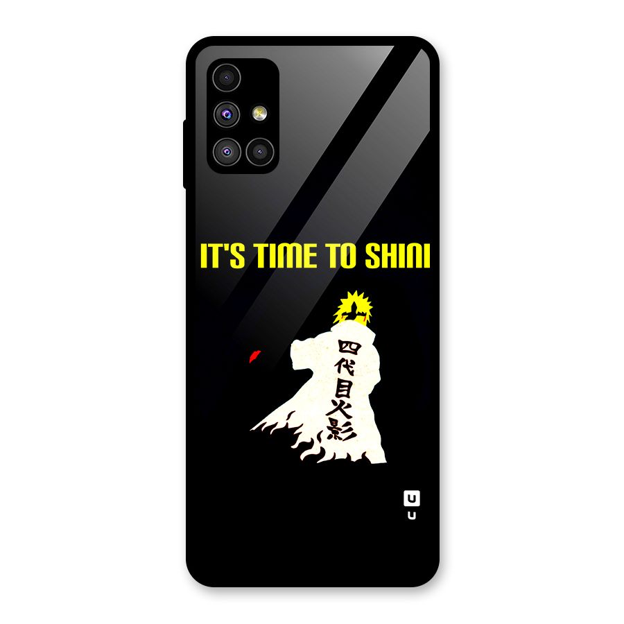 Time To Shine Glass Back Case for Galaxy M51