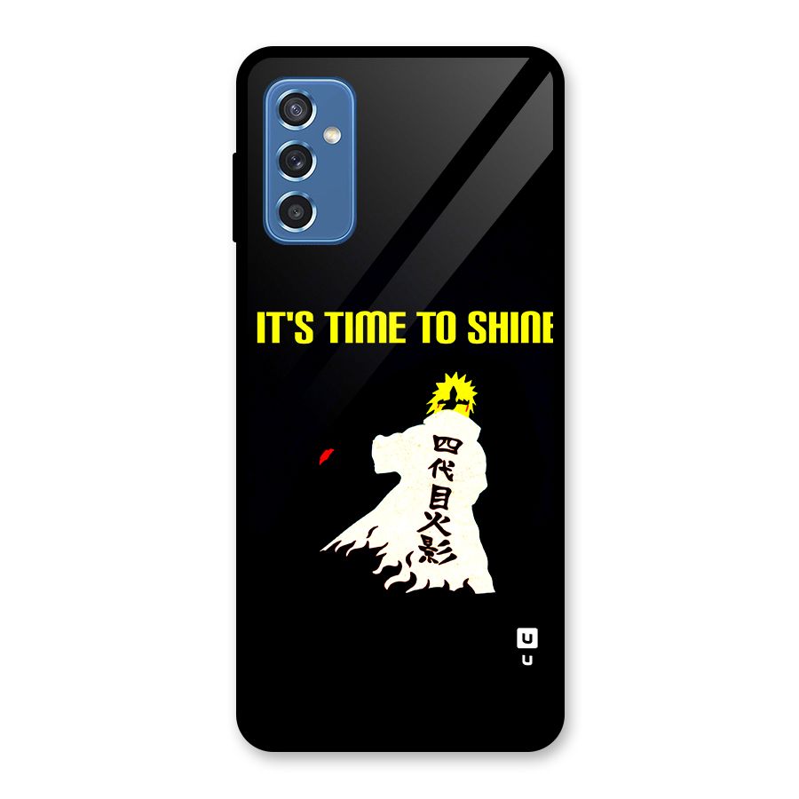 Time To Shine Glass Back Case for Galaxy M52 5G