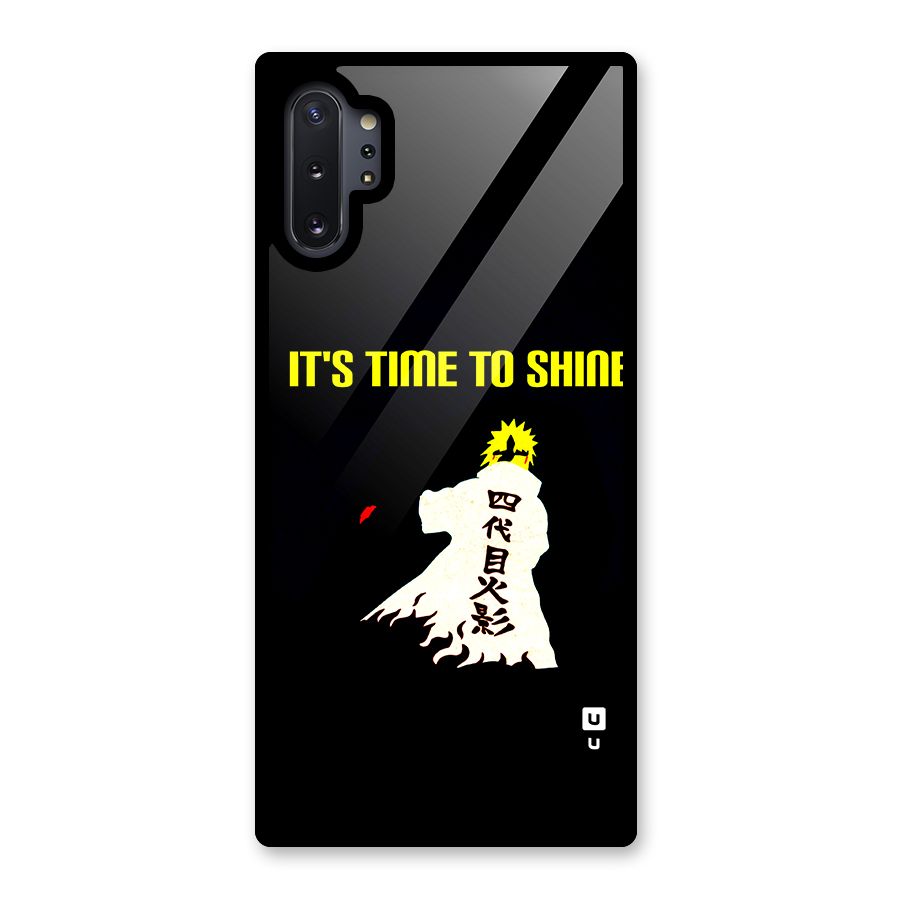 Time To Shine Glass Back Case for Galaxy Note 10 Plus