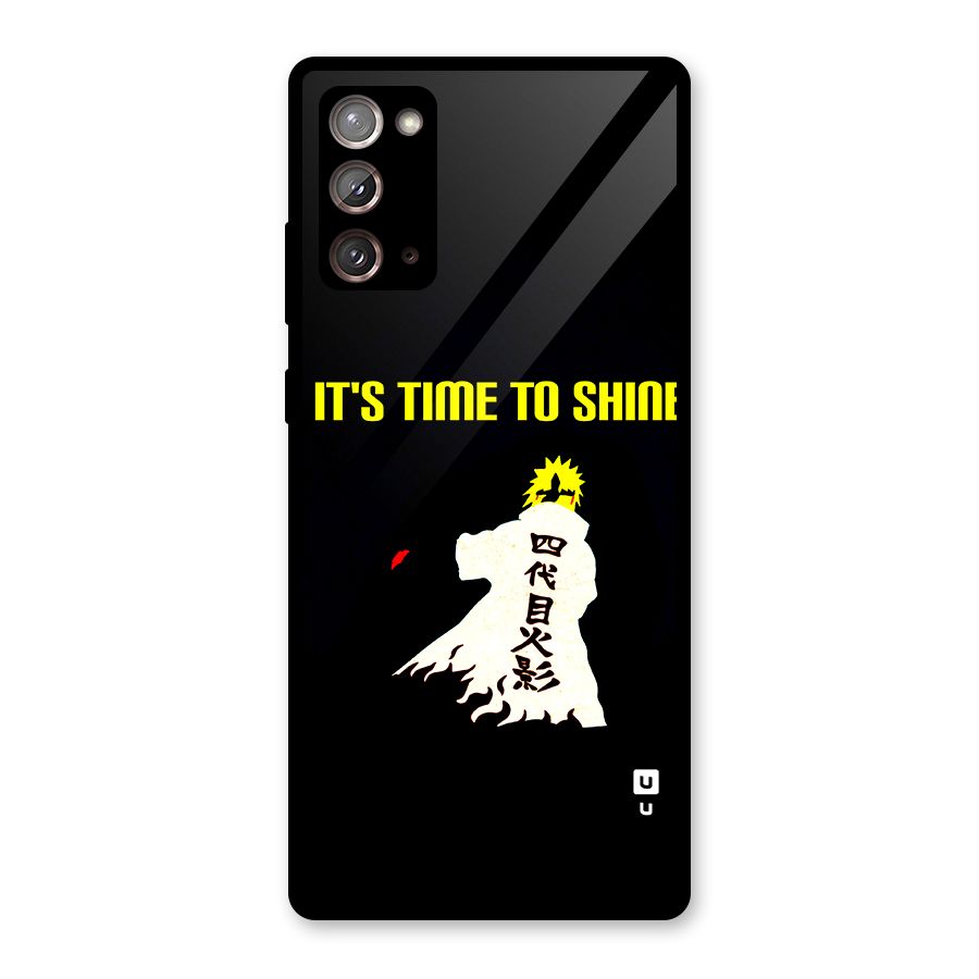 Time To Shine Glass Back Case for Galaxy Note 20