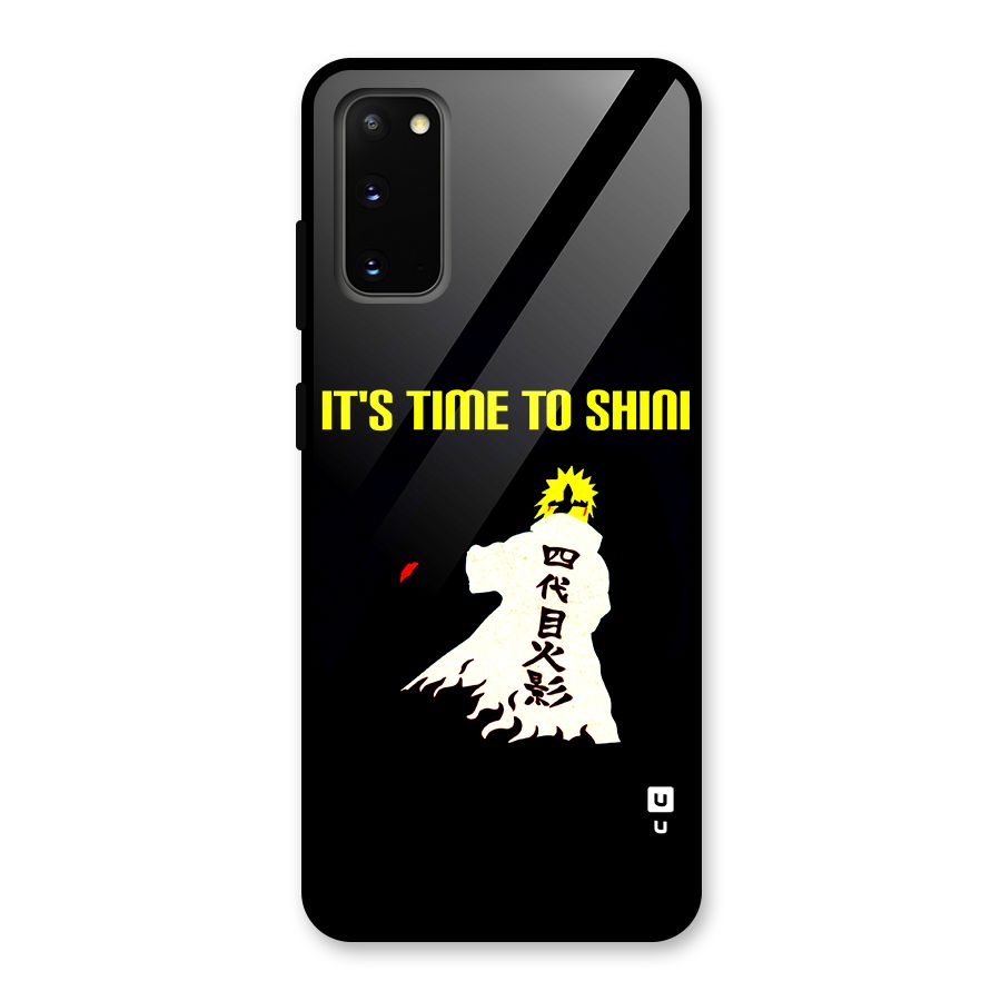 Time To Shine Glass Back Case for Galaxy S20