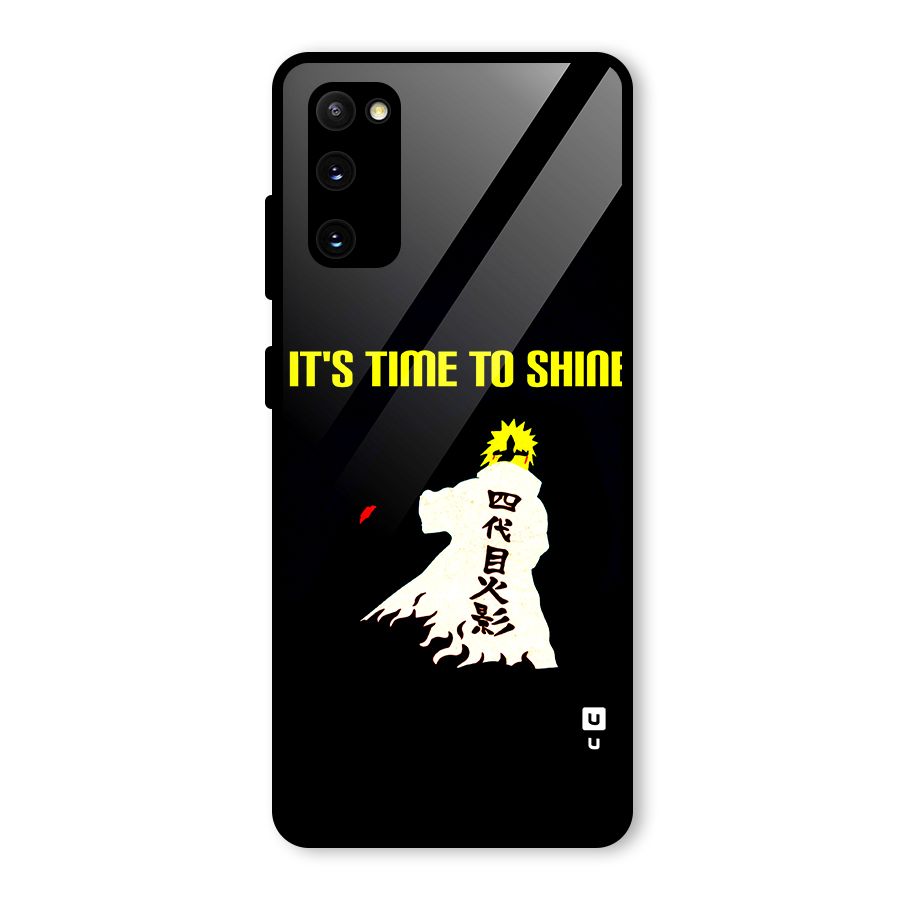 Time To Shine Glass Back Case for Galaxy S20 FE 5G
