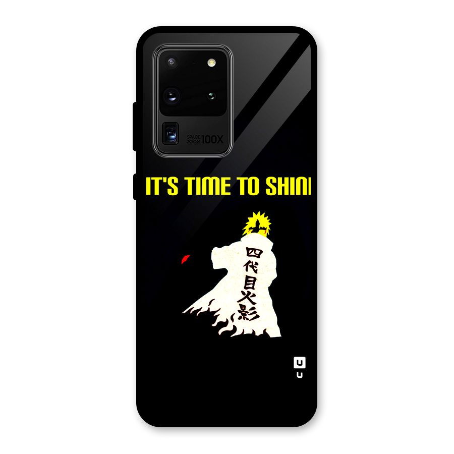 Time To Shine Glass Back Case for Galaxy S20 Ultra