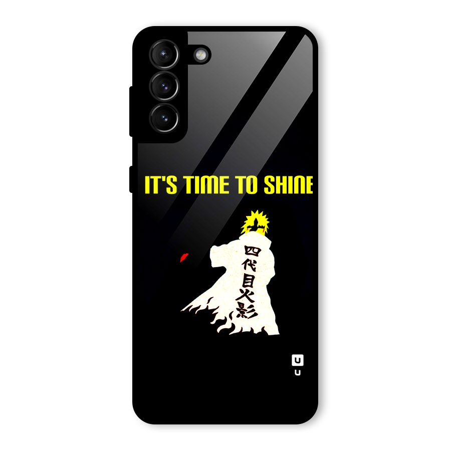 Time To Shine Glass Back Case for Galaxy S21 Plus