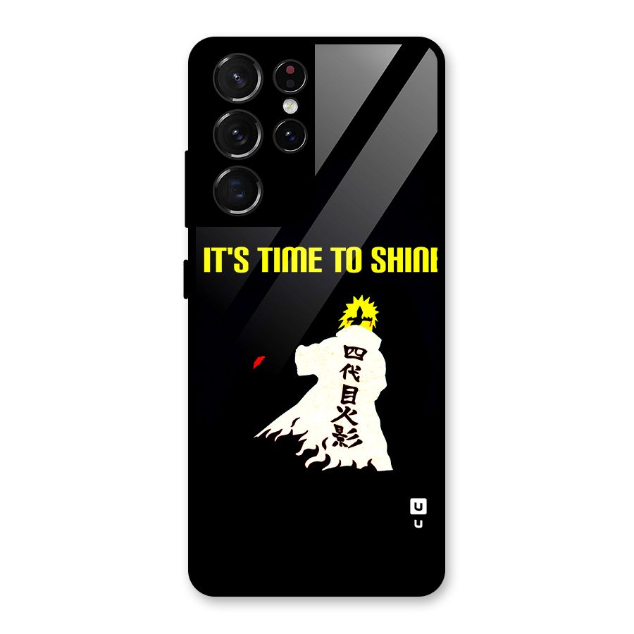 Time To Shine Glass Back Case for Galaxy S21 Ultra 5G