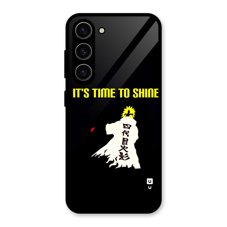 Time To Shine Glass Back Case for Galaxy S23