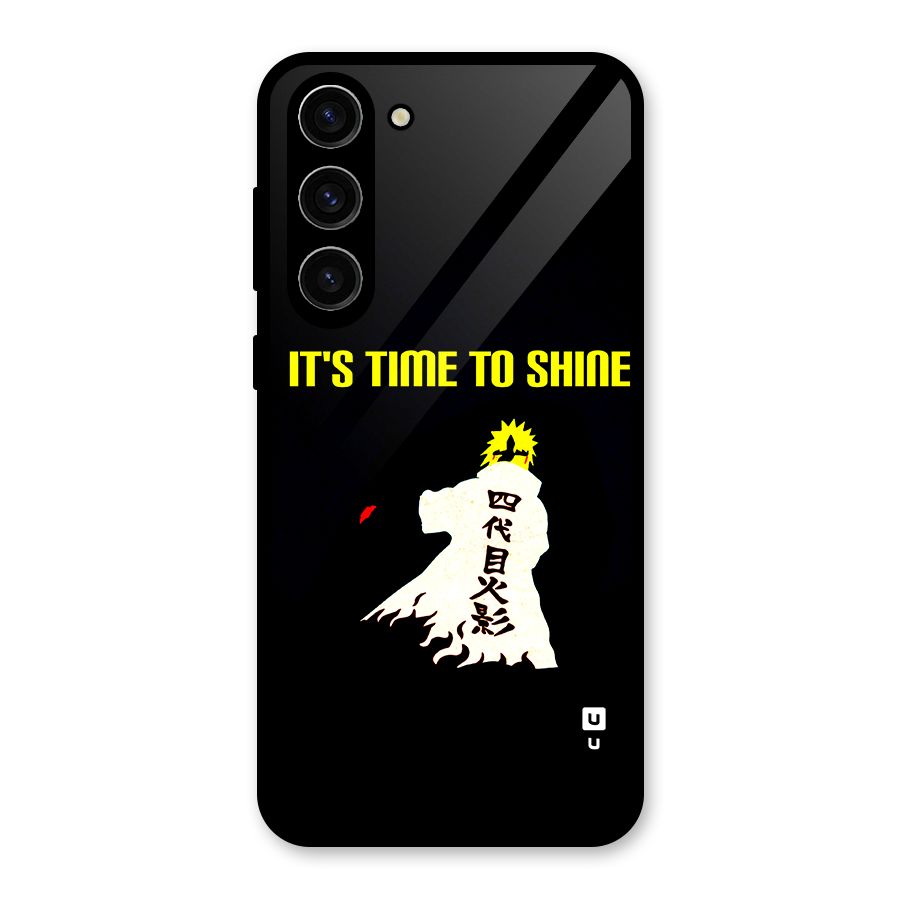Time To Shine Glass Back Case for Galaxy S23 Plus