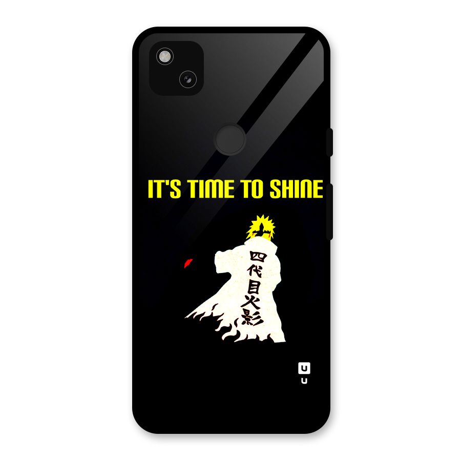 Time To Shine Glass Back Case for Google Pixel 4a