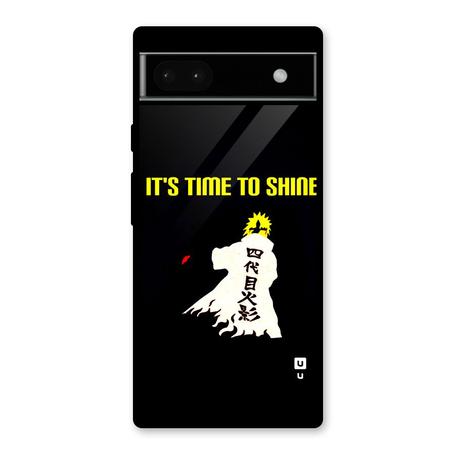 Time To Shine Glass Back Case for Google Pixel 6a