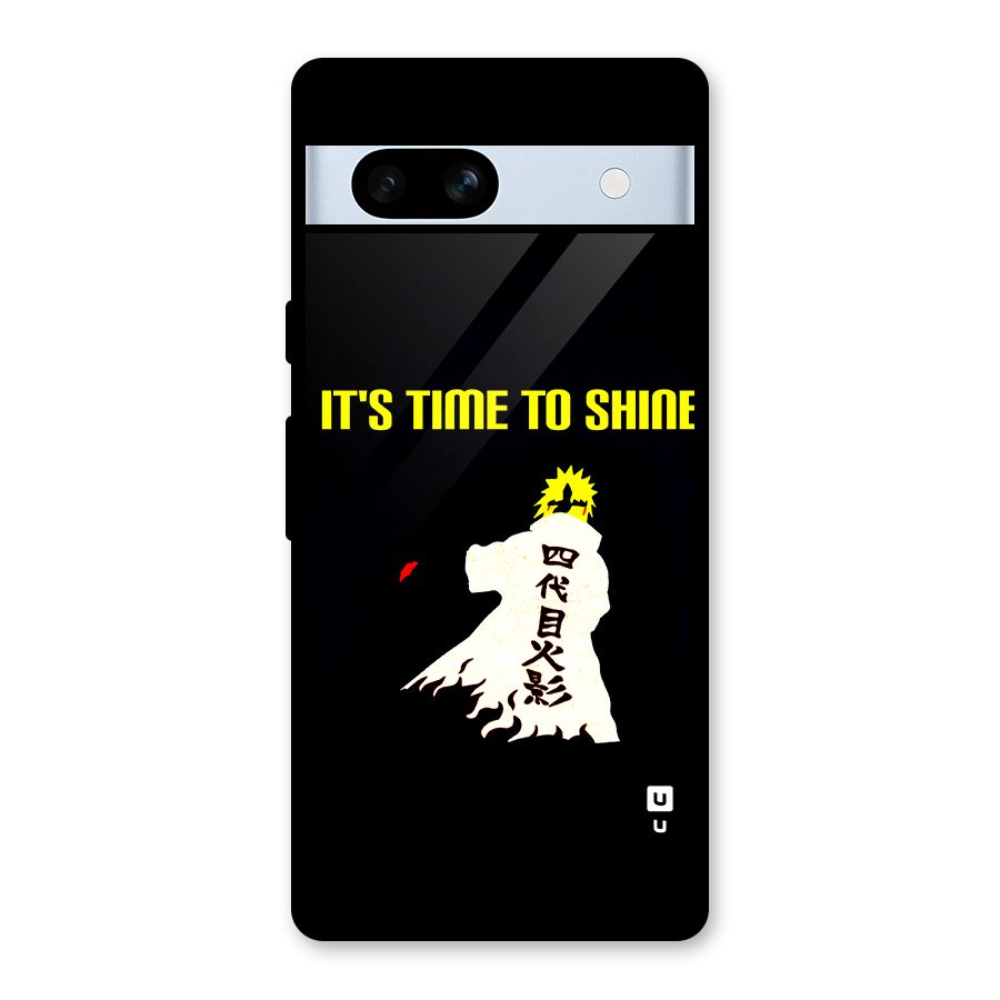 Time To Shine Glass Back Case for Google Pixel 7a