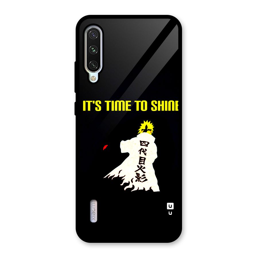 Time To Shine Glass Back Case for Mi A3