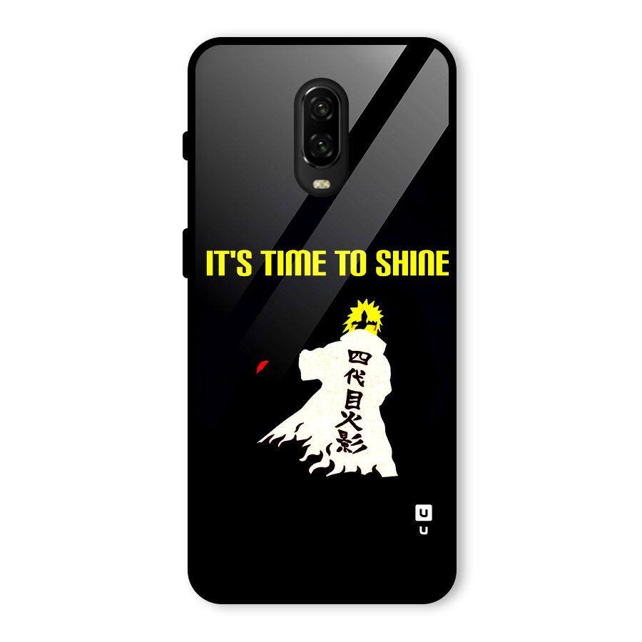 Time To Shine Glass Back Case for OnePlus 6T