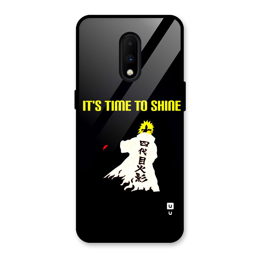 Time To Shine Glass Back Case for OnePlus 7