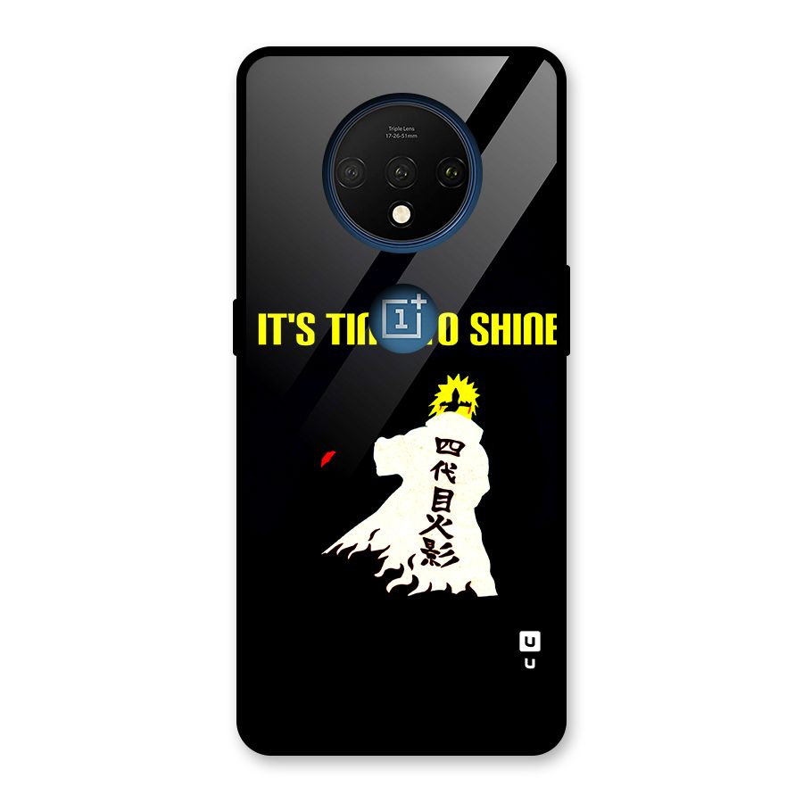Time To Shine Glass Back Case for OnePlus 7T