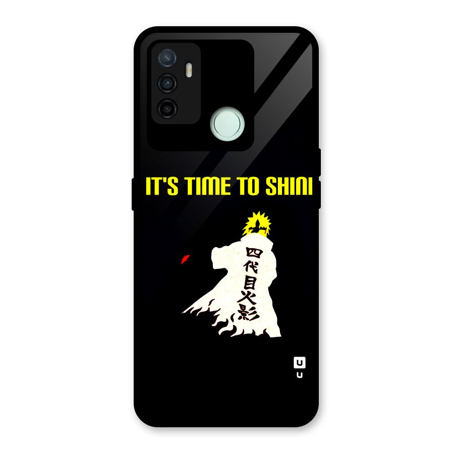 Time To Shine Glass Back Case for Oppo A53