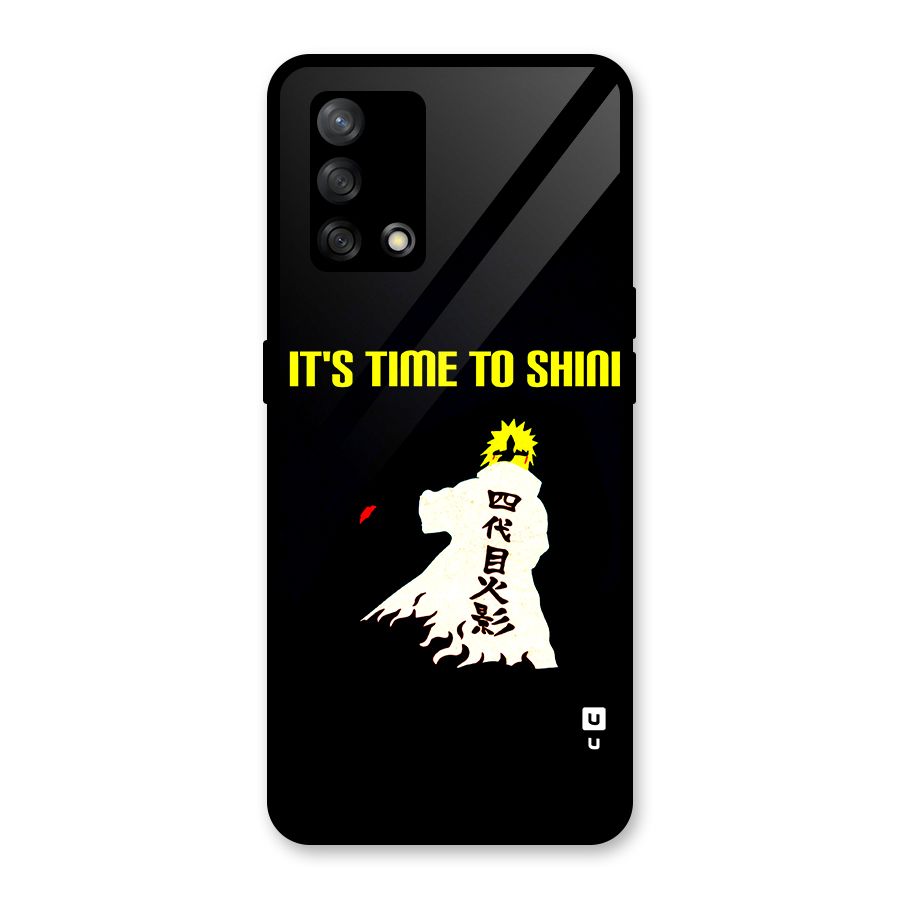 Time To Shine Glass Back Case for Oppo F19