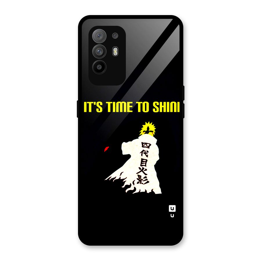 Time To Shine Glass Back Case for Oppo F19 Pro Plus 5G