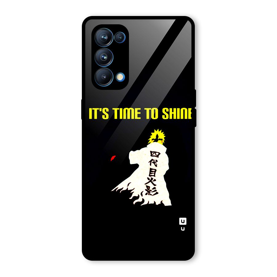 Time To Shine Glass Back Case for Oppo Reno5 Pro 5G