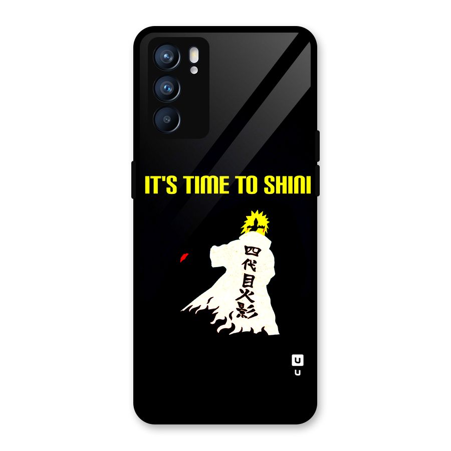 Time To Shine Glass Back Case for Oppo Reno6 5G